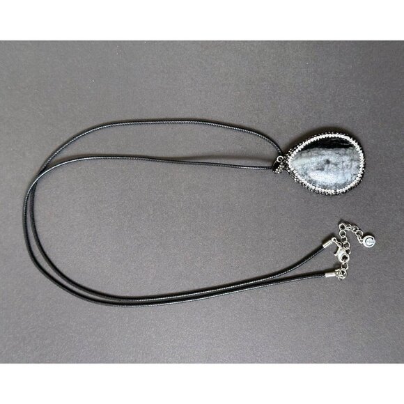 Lot Of 4 - Malachite Picasso Cats Eye Stones Amulet Pendants Necklace - Picture 7 of 9